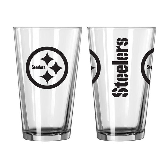 Pittsburgh Steelers Game Day Pint Glass - Dynasty Sports & Framing 