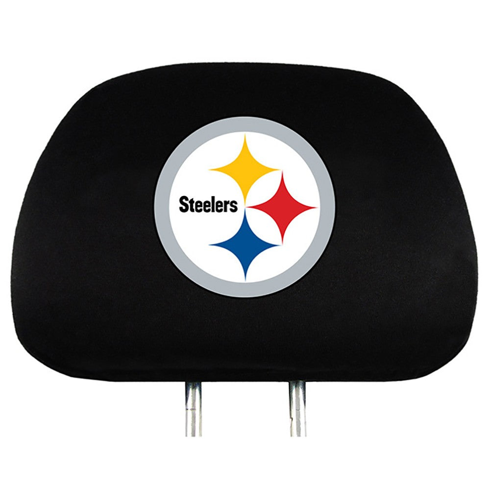 Pittsburgh Steelers Football 2-Pack Headrest Covers - Dynasty Sports & Framing 