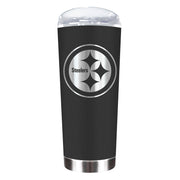 Pittsburgh Steelers 18 oz. Black Roadie Travel Tumbler - Dynasty Sports & Framing 