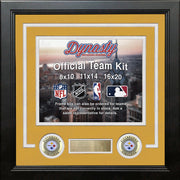Pittsburgh Steelers Custom NFL Football 11x14 Picture Frame Kit (Multiple Colors) - Dynasty Sports & Framing 