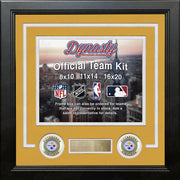 Pittsburgh Steelers Custom NFL Football 8x10 Picture Frame Kit (Multiple Colors) - Dynasty Sports & Framing 