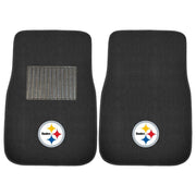 Pittsburgh Steelers NFL 2 Piece Embroidered Car Mat Set - Dynasty Sports & Framing 