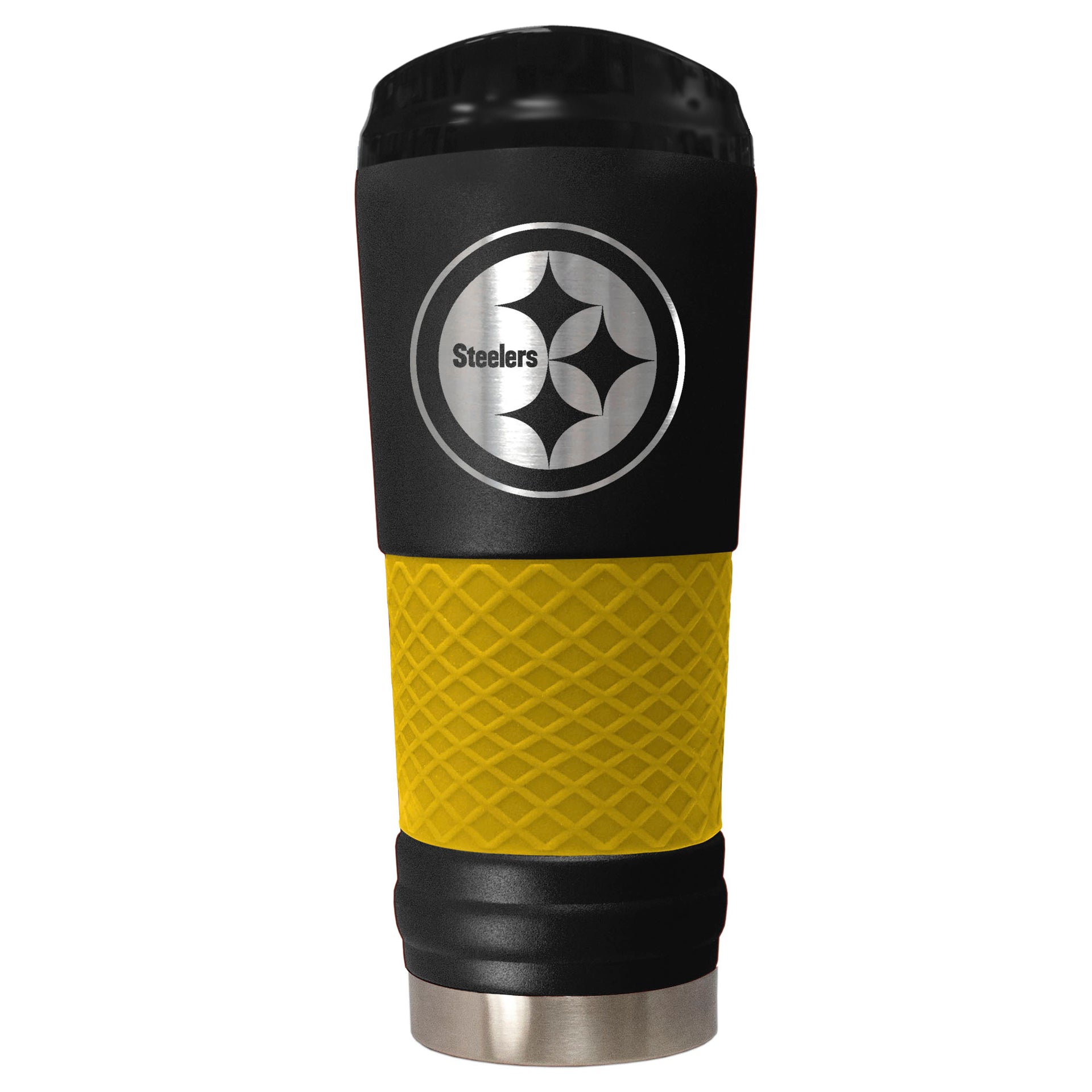 Pittsburgh Steelers "The Draft" 24 oz. Stainless Steel Travel Tumbler - Dynasty Sports & Framing 