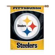 Pittsburgh Steelers NFL Football Vertical Flag - Dynasty Sports & Framing 