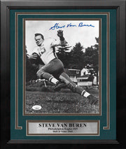 Steve Van Buren in Action Philadelphia Eagles Autographed 8" x 10" Framed Football Photo - Dynasty Sports & Framing 