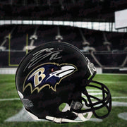 Torrey Smith Baltimore Ravens Autographed Mini-Helmet - Dynasty Sports & Framing 