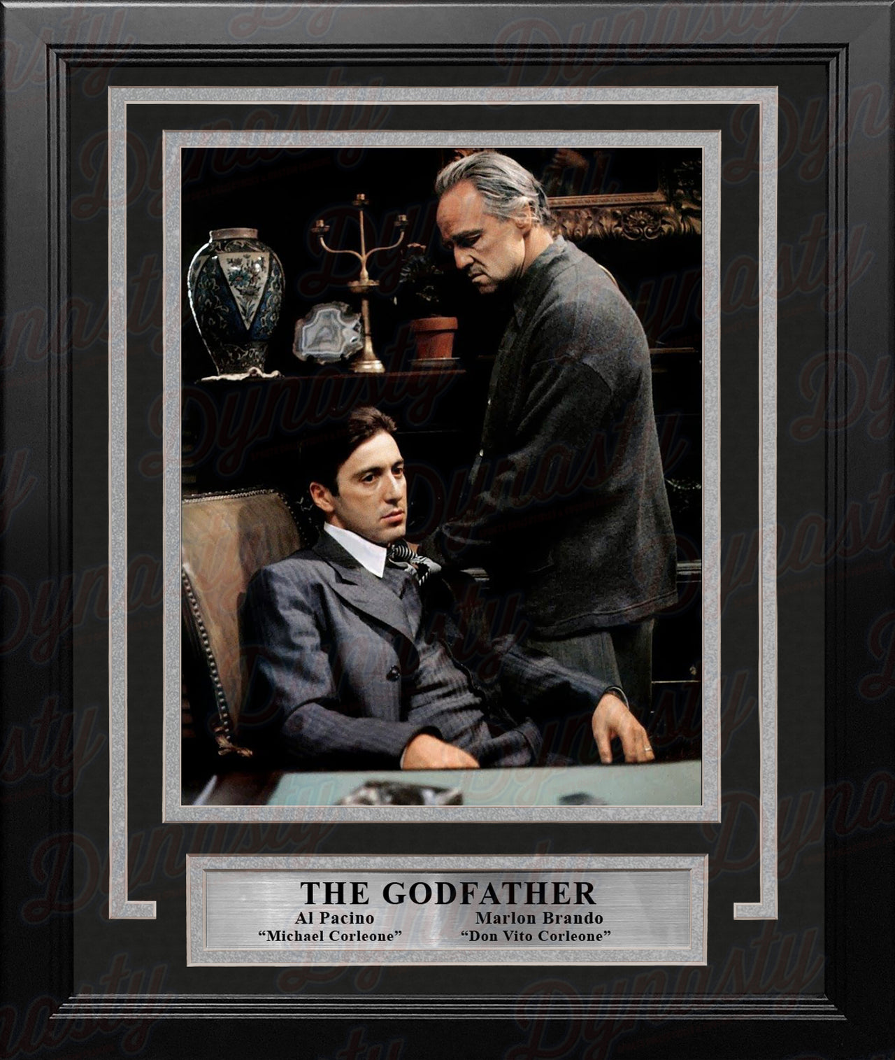 Marlon Brando & Al Pacino The Godfather 8" x 10" Framed Photo - Dynasty Sports & Framing 