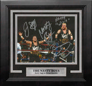 The Nasty Boys WWE Tag Team Champions Autographed 8" x 10" Framed Wrestling Photo - Dynasty Sports & Framing 