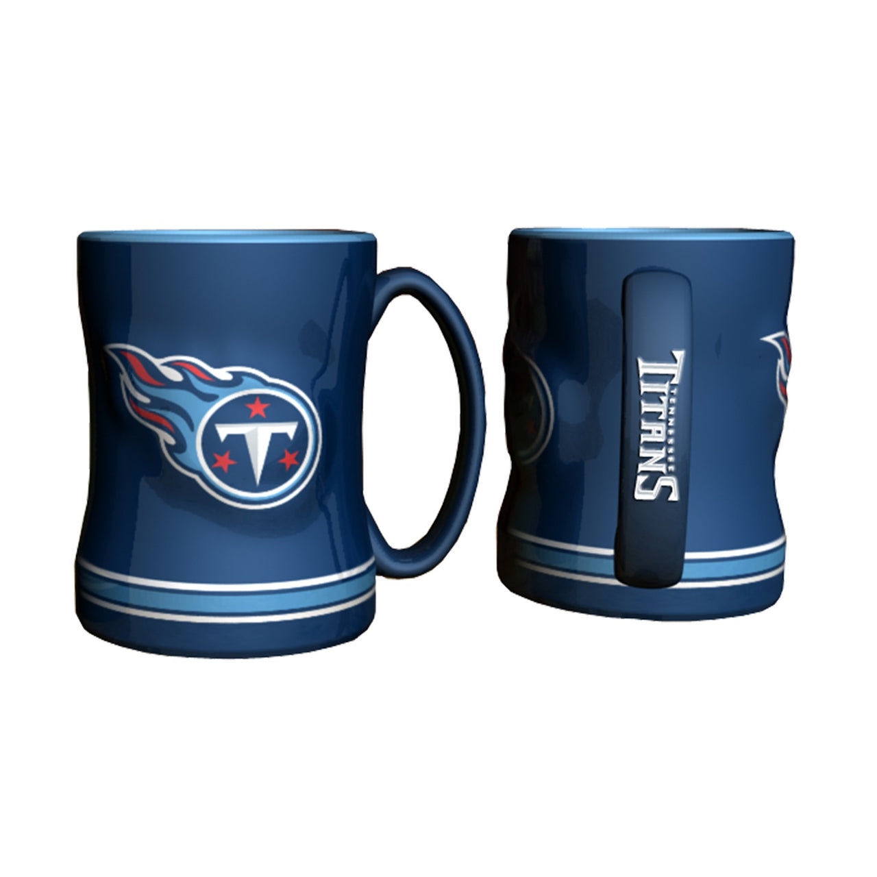 Tennessee Titans Logo Relief Coffee Mug - Dynasty Sports & Framing 