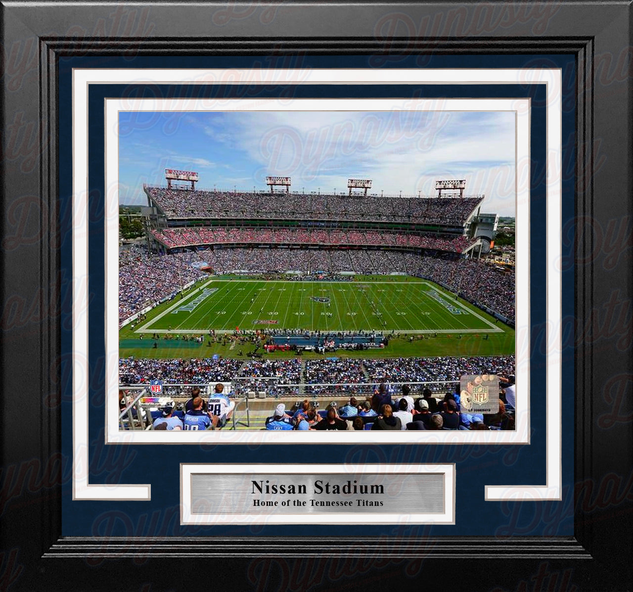 Tennessee Titans Nissan Stadium 8" x 10" Framed Football Photo - Dynasty Sports & Framing 