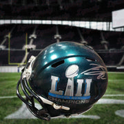 Torrey Smith Philadelphia Eagles Autographed Super Bowl LII Mini-Helmet - Dynasty Sports & Framing 