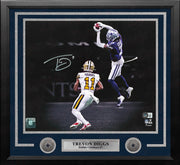 Trevon Diggs Dallas Cowboys Autographed Framed Spotlight Football Photo - Dynasty Sports & Framing 