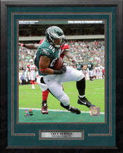 Trey Burton Touchdown Catch Philadelphia Eagles Framed Football Photo - Dynasty Sports & Framing 