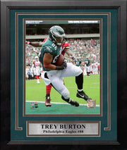 Trey Burton Touchdown Catch Philadelphia Eagles Framed Football Photo - Dynasty Sports & Framing 
