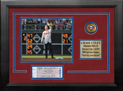 Chase Utley Retirement Night Philadelphia Phillies 8" x 10" Framed Baseball Photo with Replica Ticket - Dynasty Sports & Framing 