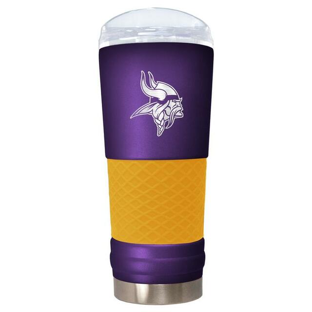 Minnesota Vikings "The Draft" 24 oz. Stainless Steel Travel Tumbler - Dynasty Sports & Framing 