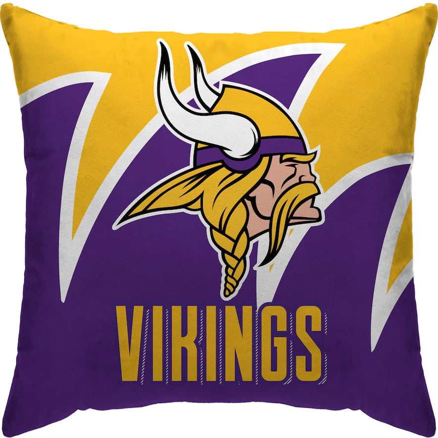 Minnesota Vikings 18'' x 18'' Splash Décor Pillow - Dynasty Sports & Framing 