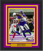 Adam Thielen Touchdown Catch Minnesota Vikings 8" x 10" Framed Football Photo - Dynasty Sports & Framing 
