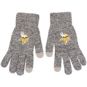Minnesota Vikings Gray Knit Texting Gloves - Dynasty Sports & Framing 