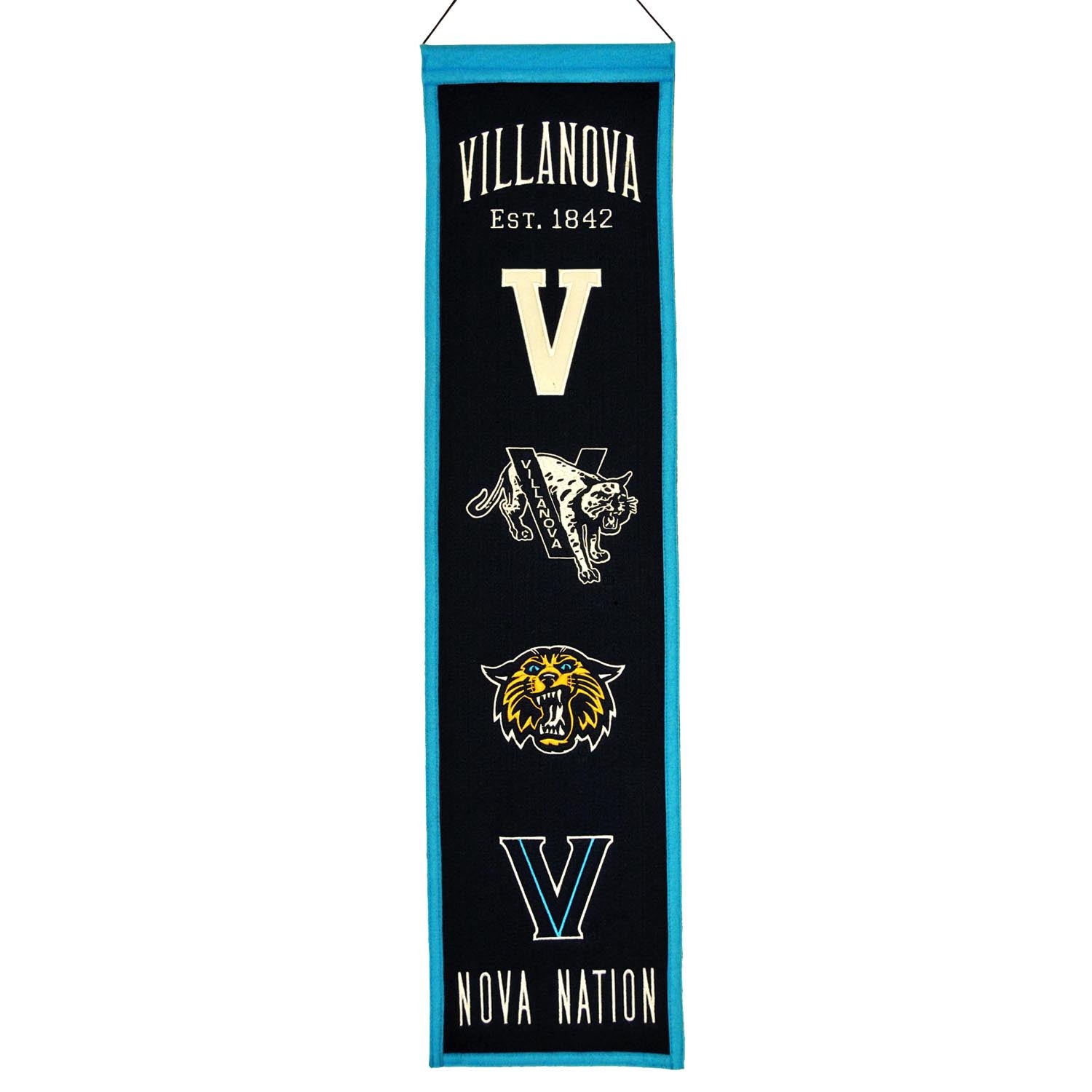 Villanova Wildcats NCAA College Heritage Banner - Dynasty Sports & Framing 