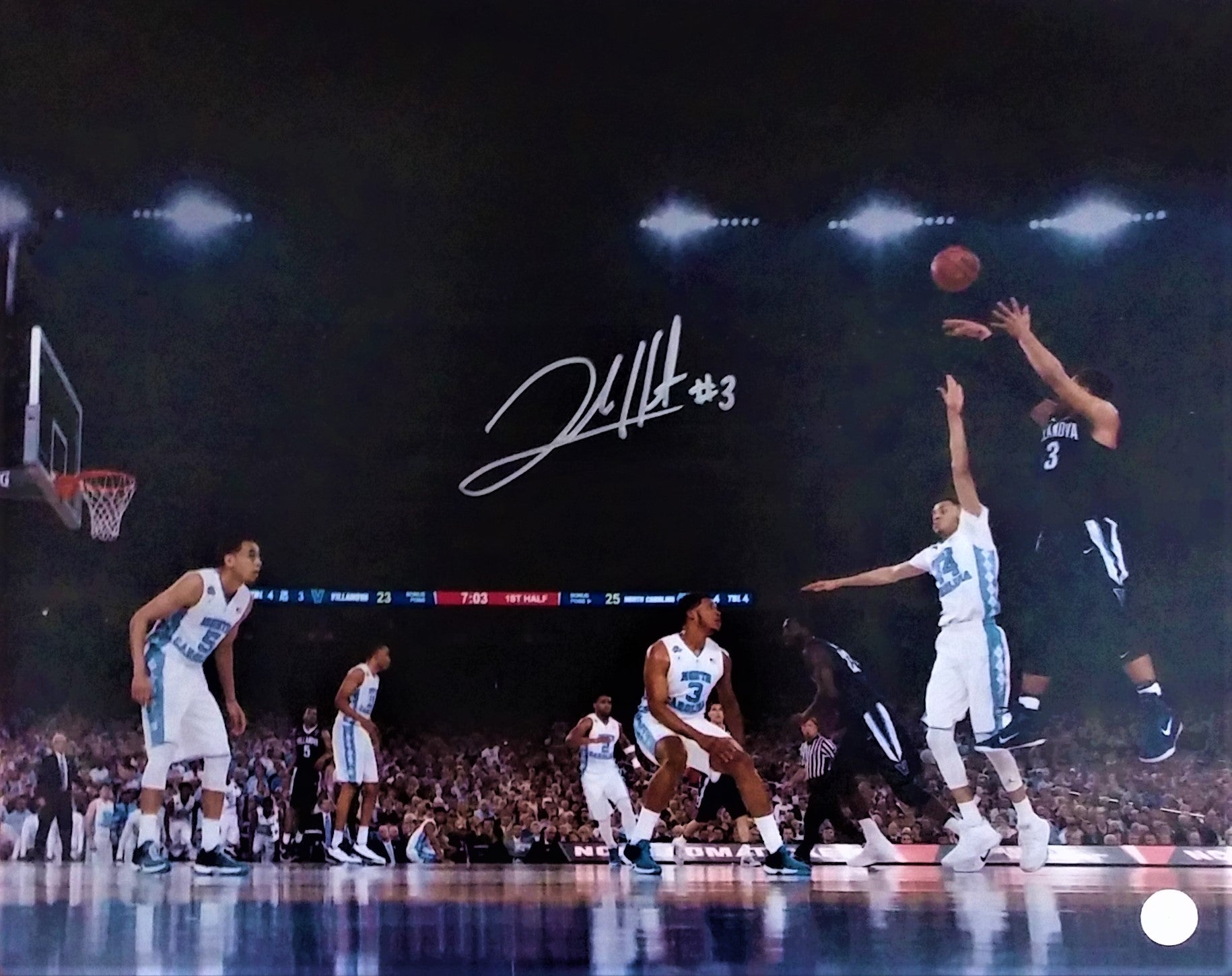 Josh Hart 2016 NCAA Finals Villanova Wildcats Autographed 11" x 14" College Basketball Photo - Dynasty Sports & Framing 
