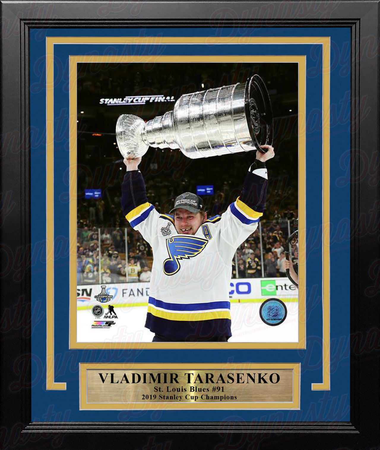 Vladimir Tarasenko St. Louis Blues 2019 Stanley Cup Champions 8" x 10" Framed Hockey Photo - Dynasty Sports & Framing 