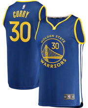 Stephen Curry Golden State Warriors Fast Break Replica Jersey Royal - Icon Edition - Dynasty Sports & Framing 