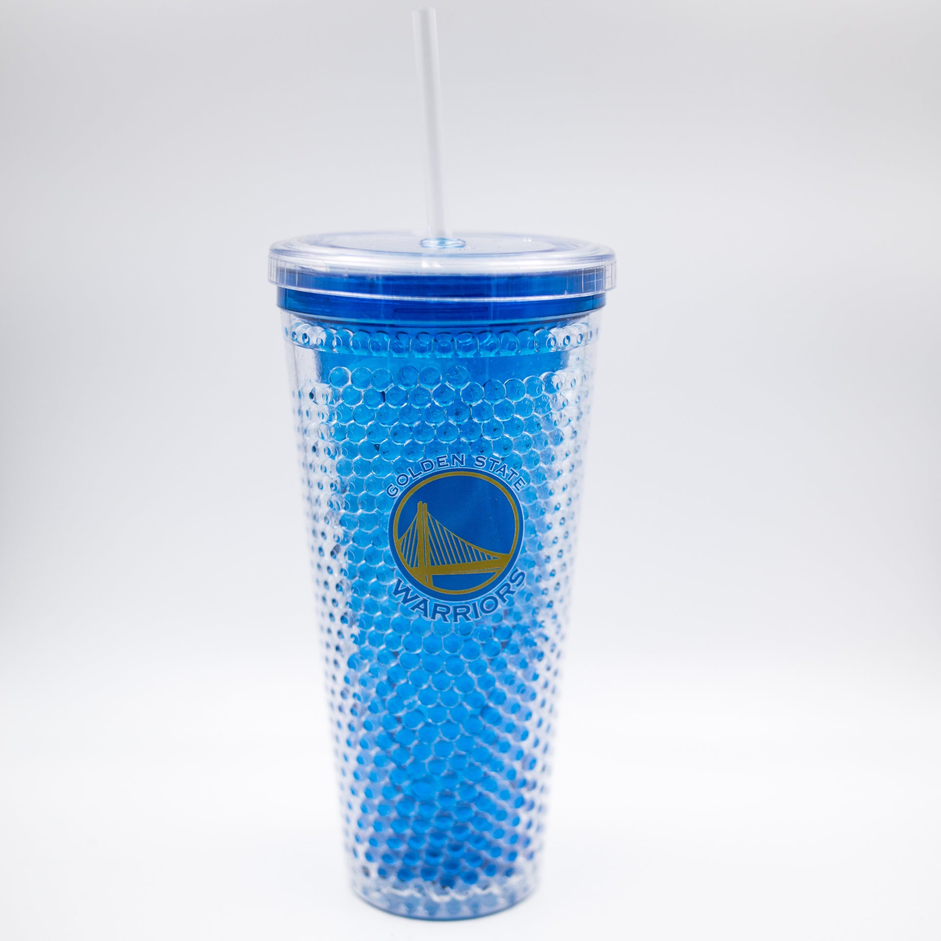 Golden State Warriors NBA Basketball Freezer Sip-N-Go Tumbler - Dynasty Sports & Framing 