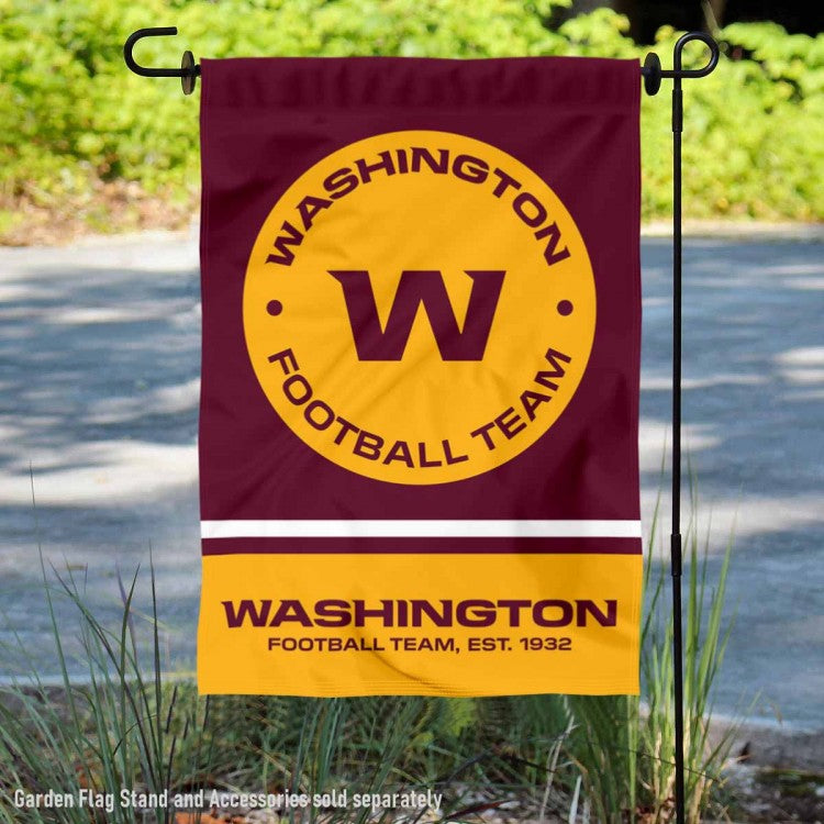 Washington Football Team Slogan Double Sided Garden Flag - Dynasty Sports & Framing 