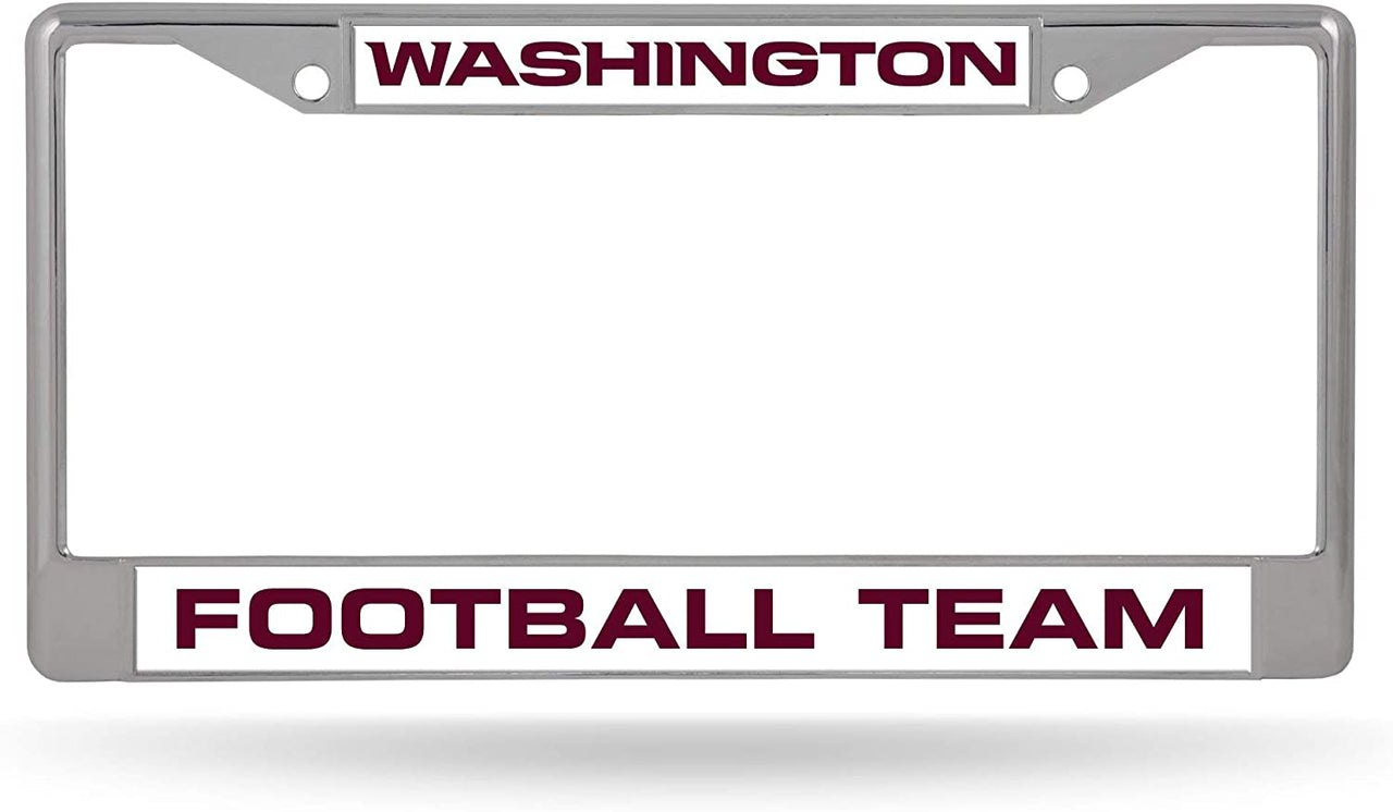 Washington Football Team Chrome License Plate Frame - Dynasty Sports & Framing 