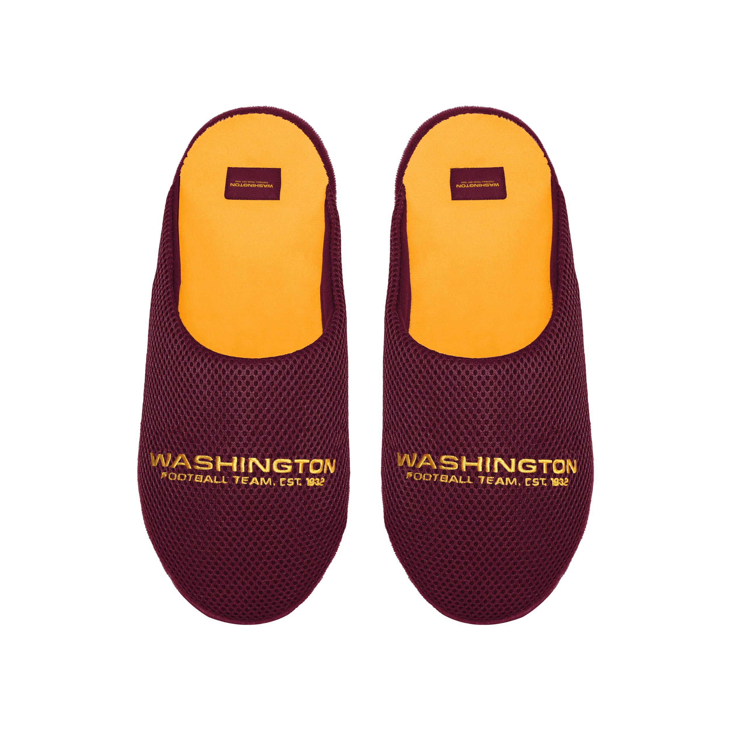 Washington Football Team Big Logo Mesh Slide Slippers Dynasty Sports Framing