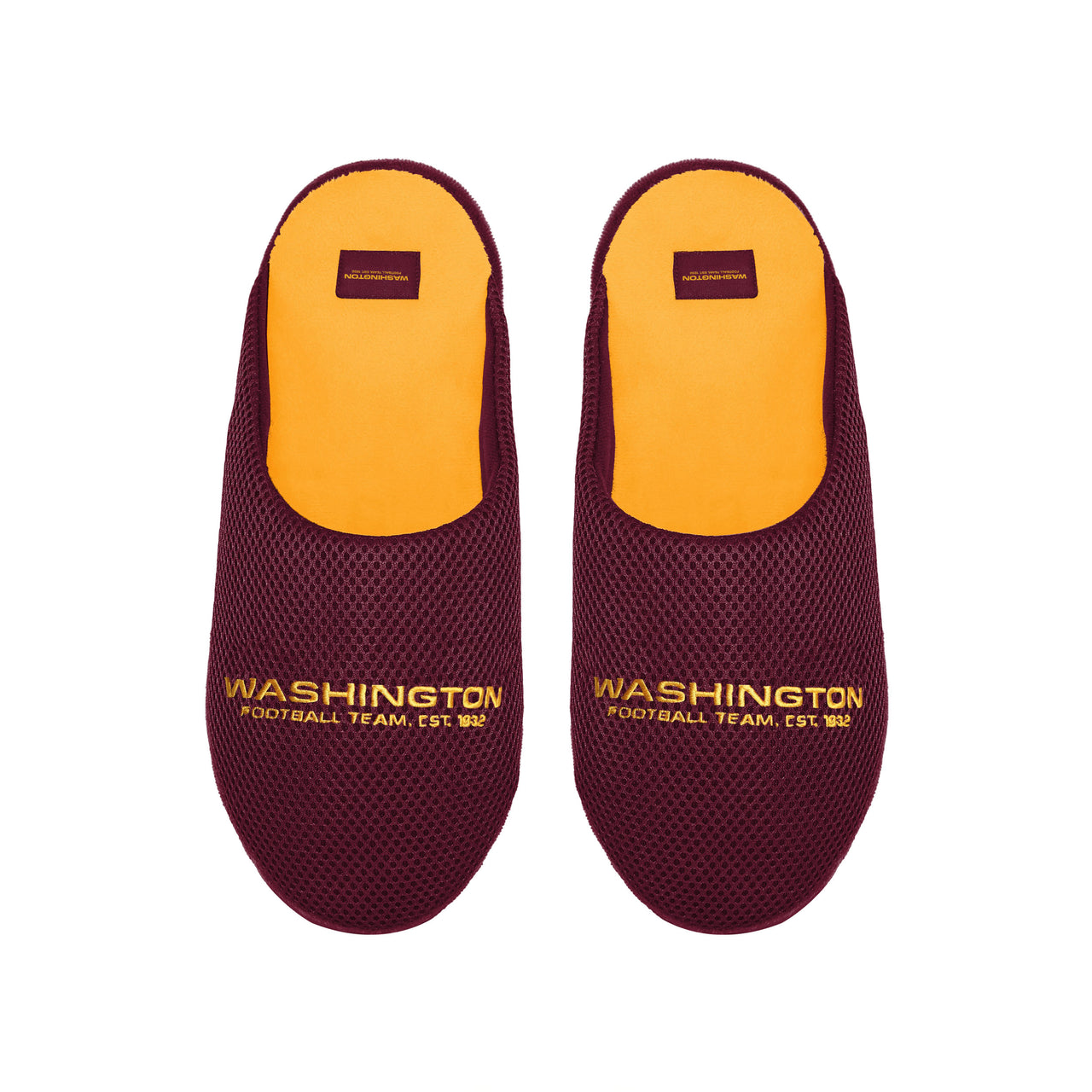 Washington Football Team Big Logo Mesh Slide Slippers - Dynasty Sports & Framing