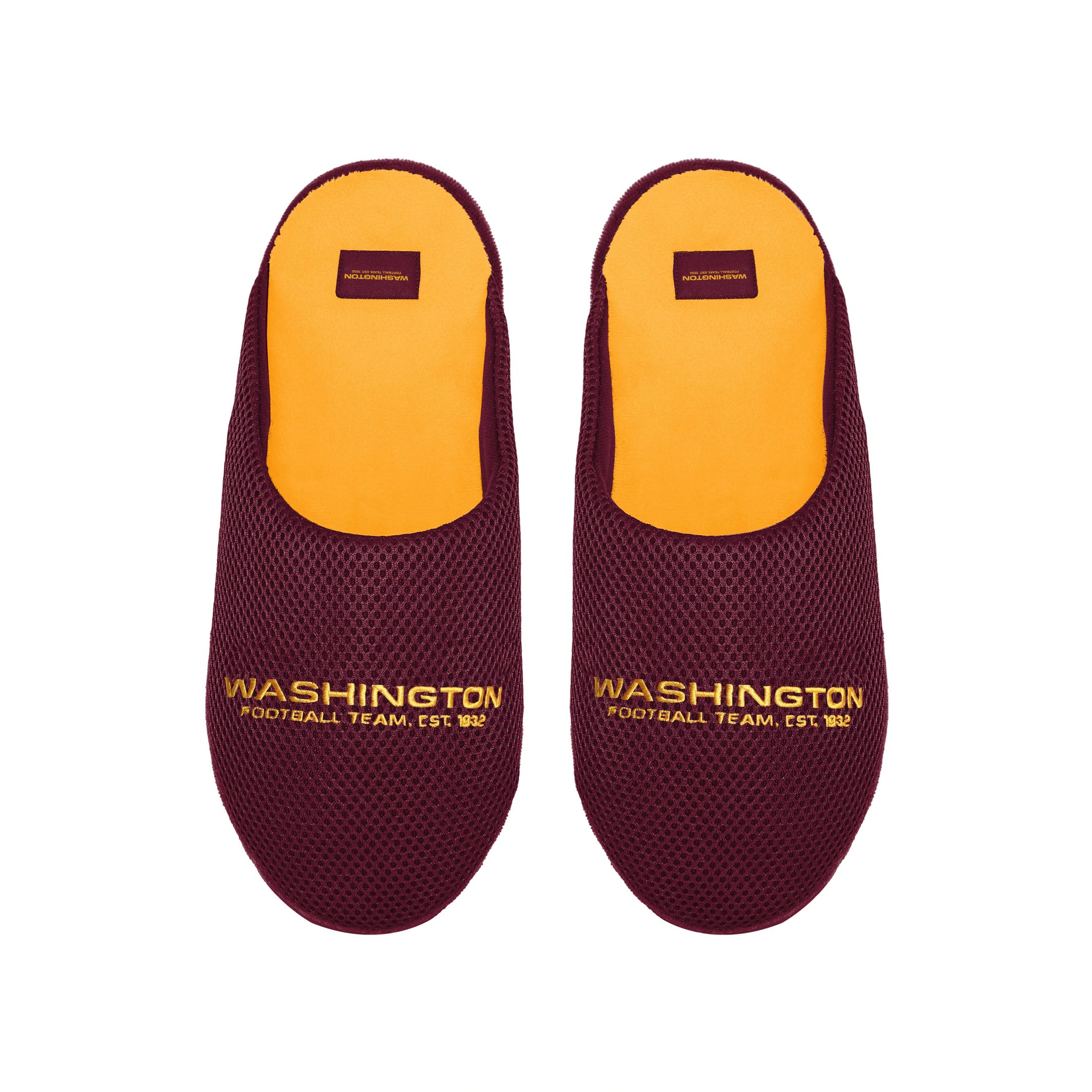 Washington Football Team Big Logo Mesh Slide Slippers - Dynasty Sports & Framing 