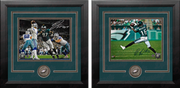 Quez Watkins & Javon Hargrave Philadelphia Eagles Autographed 8" x 10" Football Photos Combo - Dynasty Sports & Framing 