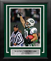 Wayne Chrebet Celebration New York Jets 8" x 10" Framed Football Photo - Dynasty Sports & Framing 
