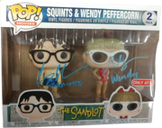 The Sandlot Chauncey Leoparcii (Squints) & Marley Shelton (Wendy Peffercorn) Autographed Funko Pops - Dynasty Sports & Framing 