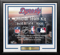 Golden State Warriors Custom NBA Basketball 11x14 Picture Frame Kit (Multiple Colors) - Dynasty Sports & Framing 