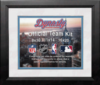 Los Angeles Chargers Custom NFL Football 8x10 Picture Frame Kit (Multiple Colors) - Dynasty Sports & Framing 