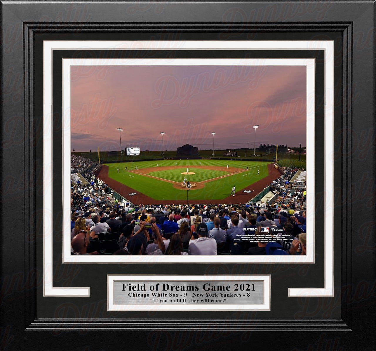 Chicago White Sox v. New York Yankees Field of Dreams 2021 8" x 10" Framed Baseball Stadium Photo - Dynasty Sports & Framing 