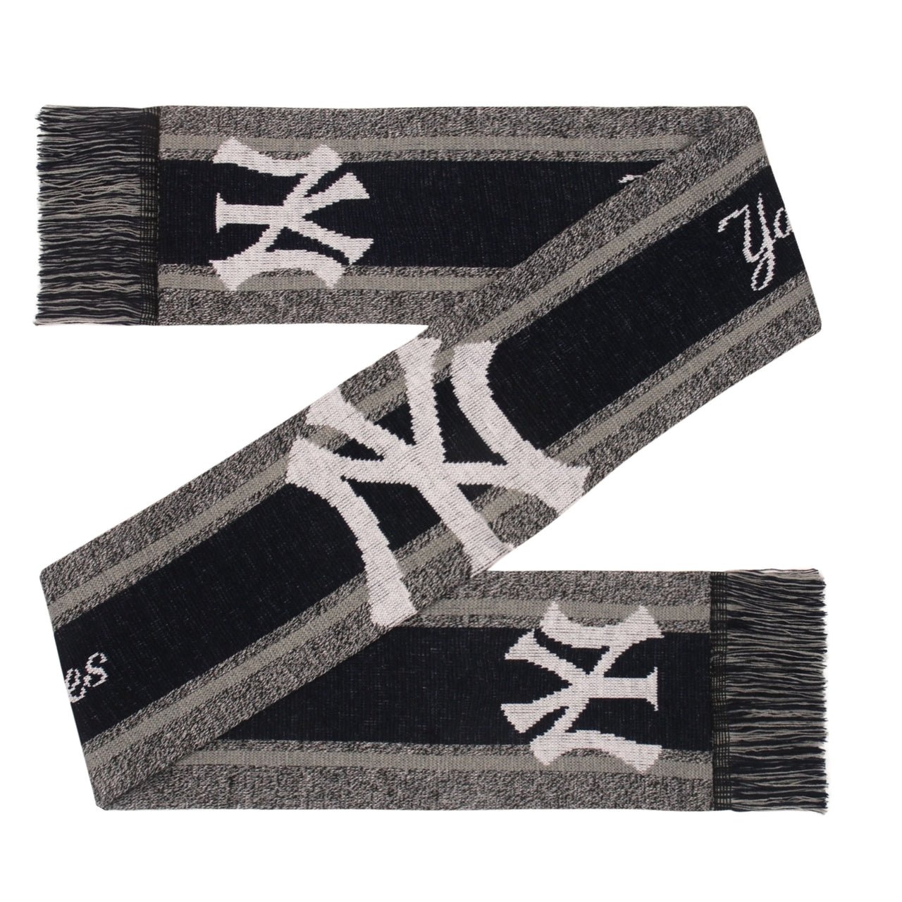 New York Yankees Charcoal Logo Scarf - Dynasty Sports & Framing 