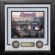 New York Yankees Pinstripe Custom MLB Baseball 11x14 Picture Frame Kit - Dynasty Sports & Framing 