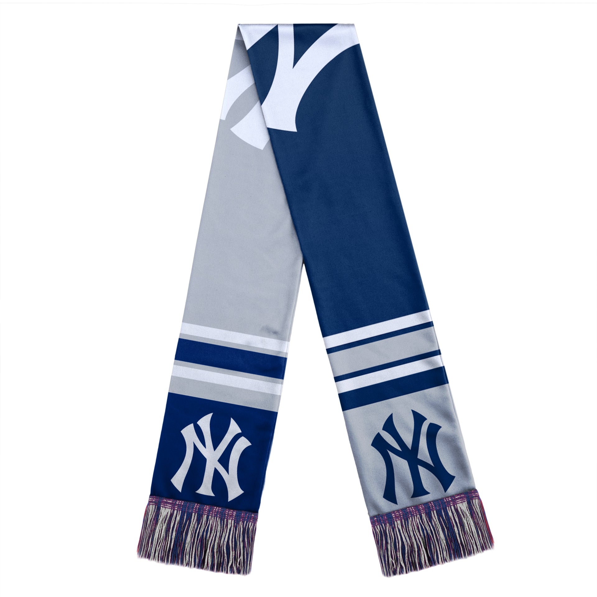 New York Yankees MLB Baseball Color Block Scarf - Dynasty Sports & Framing 