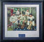 New York Yankees Dream Scene Framed and Matted Lithograph Artwork Print by Artist Jamie Cooper - Dynasty Sports & Framing 