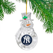 New York Yankees Snowman Holiday Ornament - Dynasty Sports & Framing 