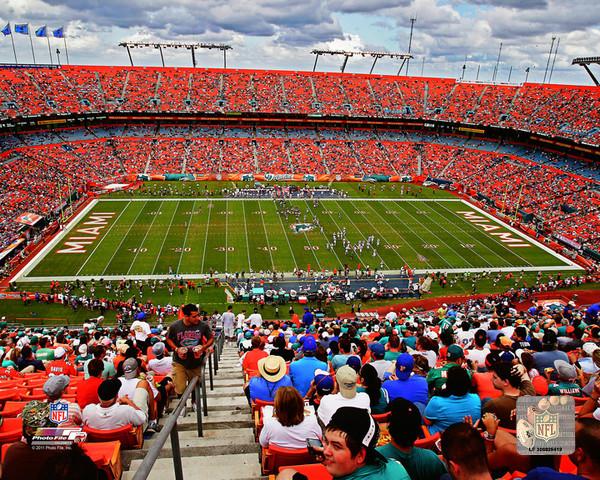 Miami Dolphins Hard Rock Stadium 8" x 10" Football Photo - Dynasty Sports & Framing 