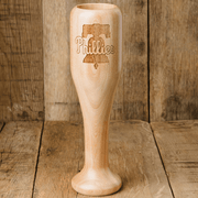Philadelphia Phillies Wind Up Baseball Wood Wine Mug - Dynasty Sports & Framing 