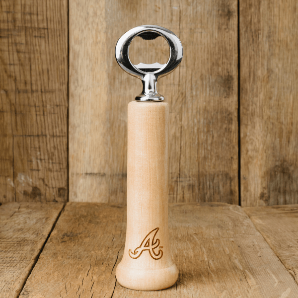 Atlanta Braves Wood Bat Bottle Opener - Dynasty Sports & Framing