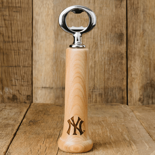 New York Yankees Wood Bat Bottle Opener - Dynasty Sports & Framing 