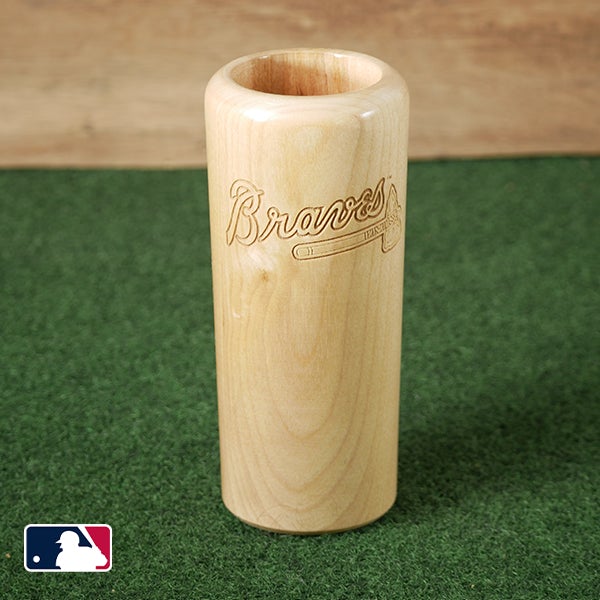 Atlanta Braves Shortstop Wood Bat Mug - Dynasty Sports & Framing 