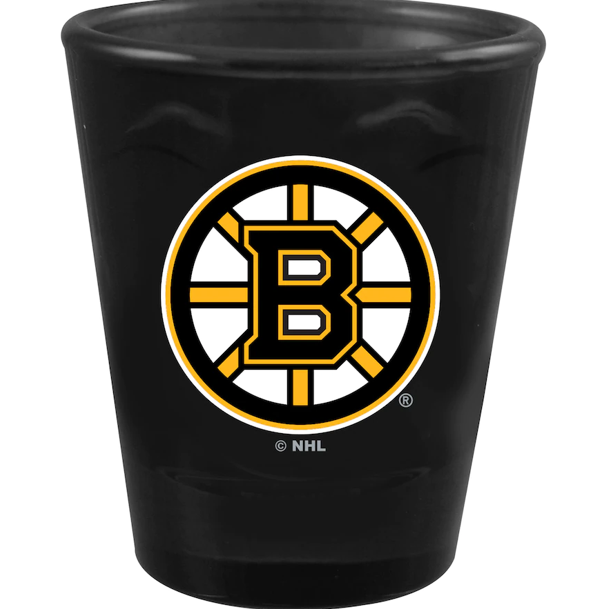 Boston Bruins Color Swirl Team Shot Glass - Dynasty Sports & Framing 